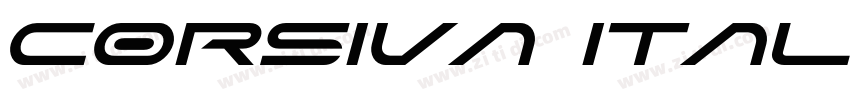 Corsiva Italic字体转换